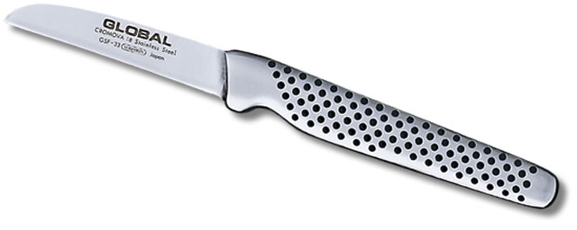 Global coltello spelucchino curvo forgiato 6cm