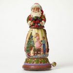Jim Shore Babbo Natale carillon rotante