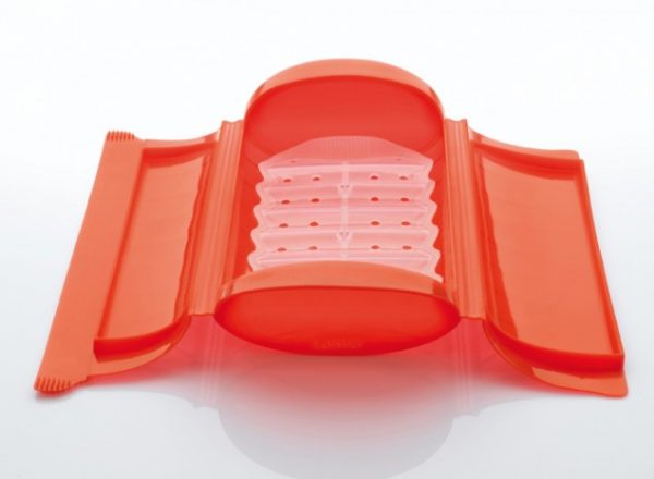 Lékué astuccio plus da microonde rosso