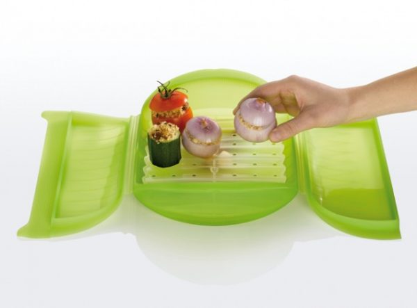 Lékué astuccio plus grande da microonde verde - immagine 3