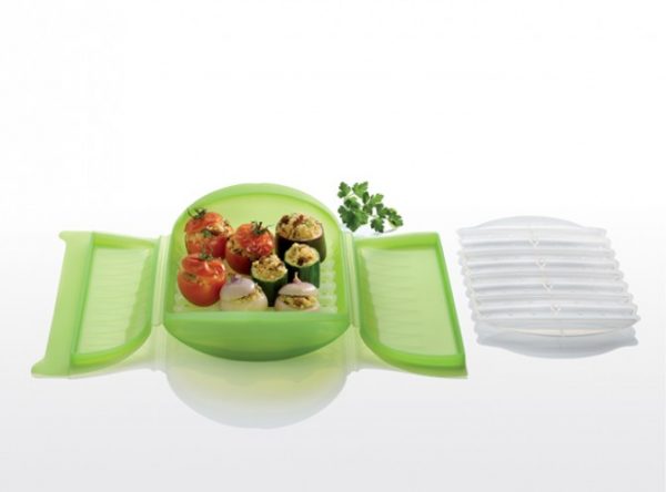 Lékué astuccio plus grande da microonde verde - immagine 4