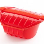 Lékué Ogya cocotte da microonde rossa