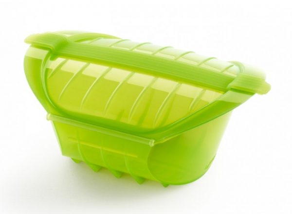 Lékué Ogya cocotte da microonde verde