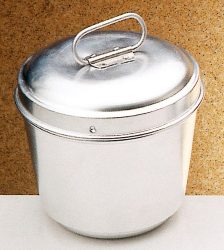 Ottinetti stampo budino con foro e coperchio 18cm