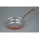 Padella di rame argentata 30 cm