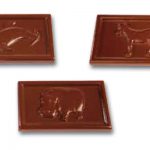 Placca policarbonato per cioccolatini 10 animali misti