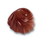 Placca policarbonato per cioccolatini a ricciolo