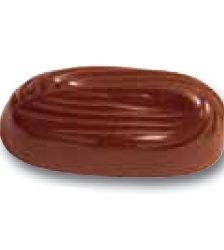 Placca policarbonato per cioccolatini ovali decorati