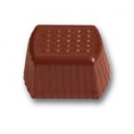 Placca policarbonato per cioccolatini rettangolari svasati