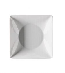 Rosenthal Mesh bianco piatto fondo quadrato