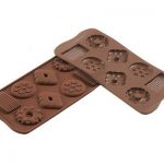 SilikoMart choco biscuits stampo per cioccolatini
