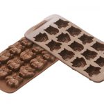 SilikoMart gufi stampo per cioccolatini