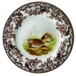 Spode Woodland piatto piano quaglia