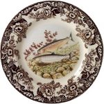 Spode Woodland piatto piano trota