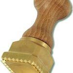 Stampo ravioli quadrato 6x6 ottone a molla