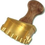 Stampo tortelli mezzaluna ottone