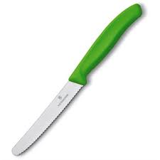 Victorinox coltello da tavola ondulato verde