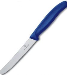 Victorinox coltello ondulato da tavola blu