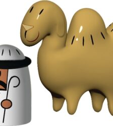 Alessi Presepe Amir & Camelus