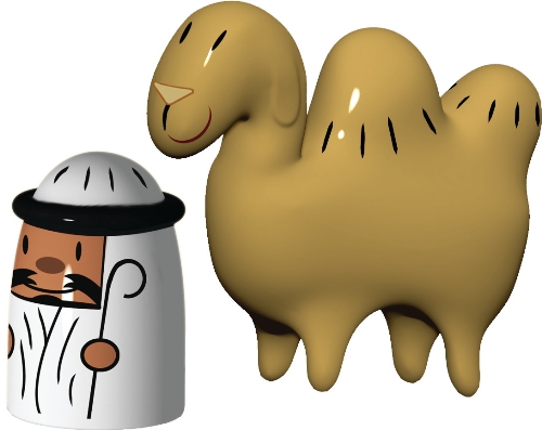 Alessi Presepe Amir & Camelus