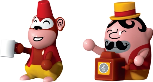 Alessi Presepe Jimmy Melody & Monkey Money