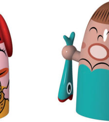 Alessi Presepe Pina Farina & Fiona Fish