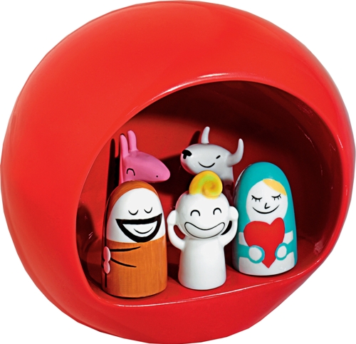 Alessi Presepe rosso