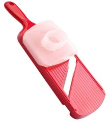 Kyocera mandolina regolabile rossa in ceramica