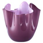 Venini Fazzoletto bicolore viola e rosa 700.02