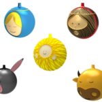 Alessi Le palle Presepe colorate