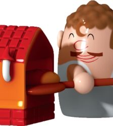 Alessi Presepe Peppino Panino