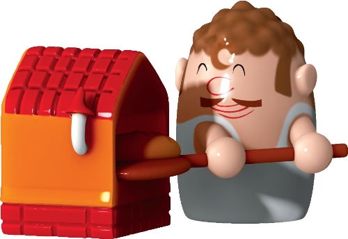Alessi Presepe Peppino Panino