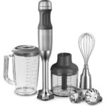 KITCHEN AID FRULLATORE AD IMMERSIONE 5 VELOCITÀ ACCIAIO INOX