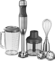 KITCHEN AID FRULLATORE AD IMMERSIONE 5 VELOCITÀ ACCIAIO INOX
