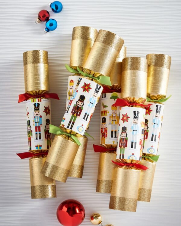 Robin Reed Christmas Crackers NUTCRACKER Da Collezione GOLD - immagine 2