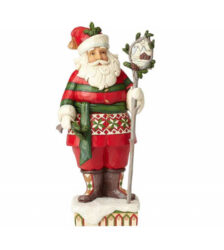 JIM SHORE BABBO NATALE CON BASTONE
