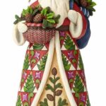JIM SHORE BABBO NATALE CON PIGNE