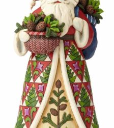 JIM SHORE BABBO NATALE CON PIGNE