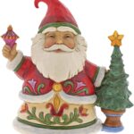 JIM SHORE PICCOLO BABBO NATALE CON ALBERELLO