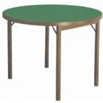 TAVOLO GIOCO ROTONDO Ø100 cm PIEGHEVOLE