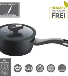 Berndes Balance Enduro Casseruola 1 manico cm16 Alluminio Forgiato c/coperchio