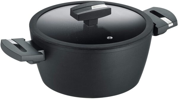Berndes Balance Enduro Casseruola 24 cm Alluminio Forgiato con coperchio