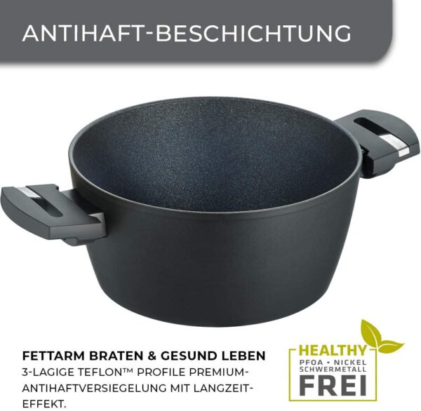 Berndes Balance Enduro Casseruola 24 cm Alluminio Forgiato con coperchio - immagine 2