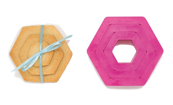 Decora kit tagliabiscotti esagono