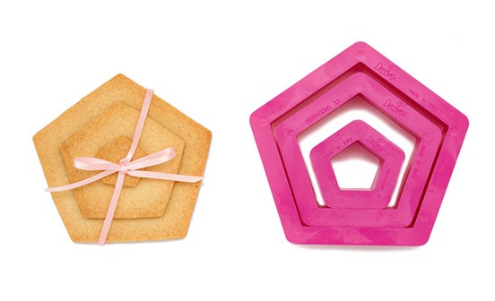 Decora kit tagliabiscotti pentagono