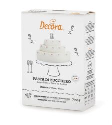 Decora pasta di zucchero bianca 700 grammi