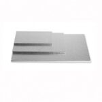 Decora sottotorta rettangolare argentato 40X60 cm