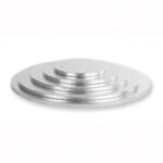 Decora sottotorta tondo argentato 30 cm