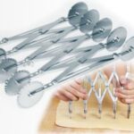 Pantografo tagliapasta regolabile 10 rotelle doppio