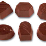 Placca policarbonato per cioccolatini 6 decori misti